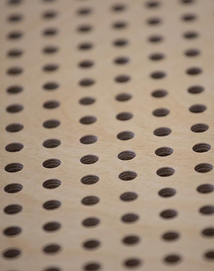 Lochplatten und Akustikplatten von Holz Akustik Brandstetter